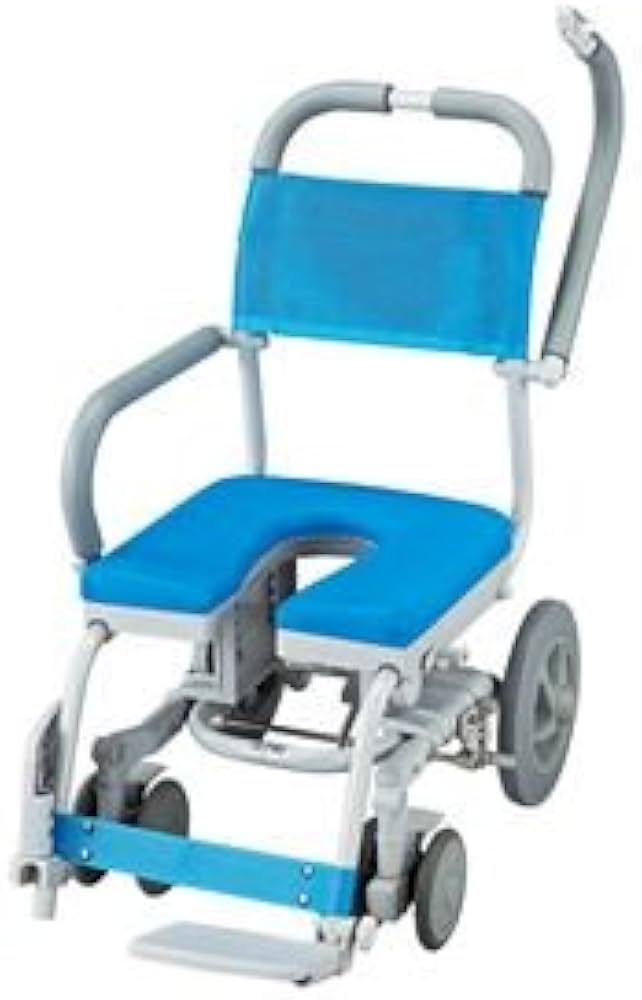 未使用！ウチエ シャワーラク 低座面 U型シート シャワーキャリー 車椅子 Amazon.co.jp: ウチエ シャワーキャリー シャワーラク(低座型)(2