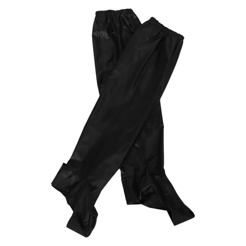 TOGEVAL Pantaloni Antipioggia Impermeabili e Antivento da Uomo e Donna Protezione Piede Antiscivolo per Moto Trekking e Attività All’Aperto Design Pratico e Resistente alla Pioggia