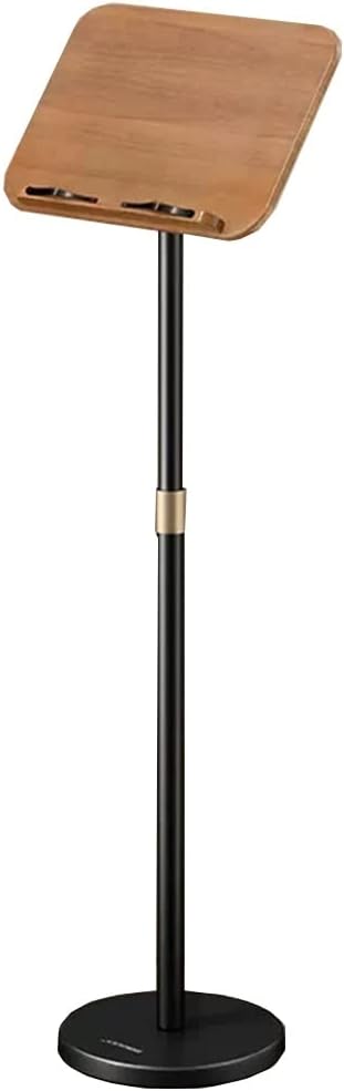 Bookstand for Reading in Bed, Floor Book Holder for Reading, Laptop Stand Adjustable Height, Angle Adjustable Hands Free Book Stand for CookBooks,Magazines (Color : Nero) (Nero) (Nero)