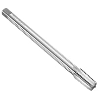 QUARKZMAN Gerade Nut Schraubhähne NPT 1/4-18 2B Gewinde HSS6542 Maschinengewindeschneidfräser Gewindeschneidwerkzeuge, 6,3\ Extra Lang