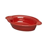 Fiesta 9 Inch by 5 Inch Individual Oval Casserole, Scarlet