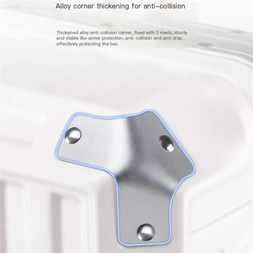 Suitcases Luggage Unisex Trolley Case Large Capacity Universal Wheel Password Travel Boarding Suitcase Suitcases With Wheels(Black,24IN)3