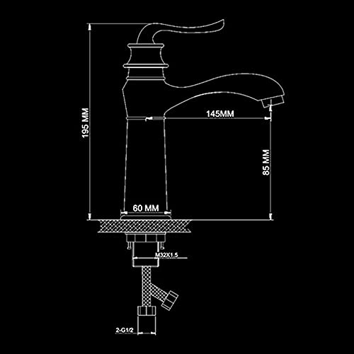 Robinet d'eau chaude et froide monocommande pour évier