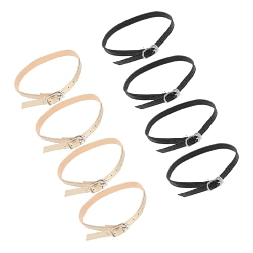 Didiseaon Detachable Ankle Straps for High Heels 4 Pairs Shoelace Extender Buckle Straps Adjustable for Women's Shoes