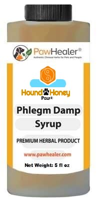 Sponsored Ad - PawHealer Phlegm Damp Cough Syrup: Hound Honey® - (5 fl oz) Natural Herbal Remedy for Symptoms of Wet Cough - Tastes Good - Easy to Administer