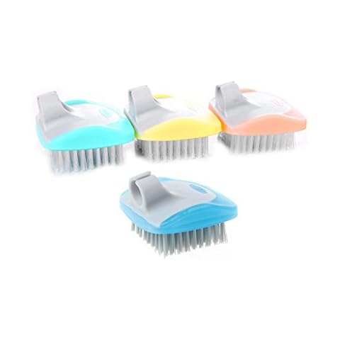 Vxhohdoxs Mini Fruits Vegetables Cleaning Brush Fingers Protection Carrot Potato Cleaner Cover