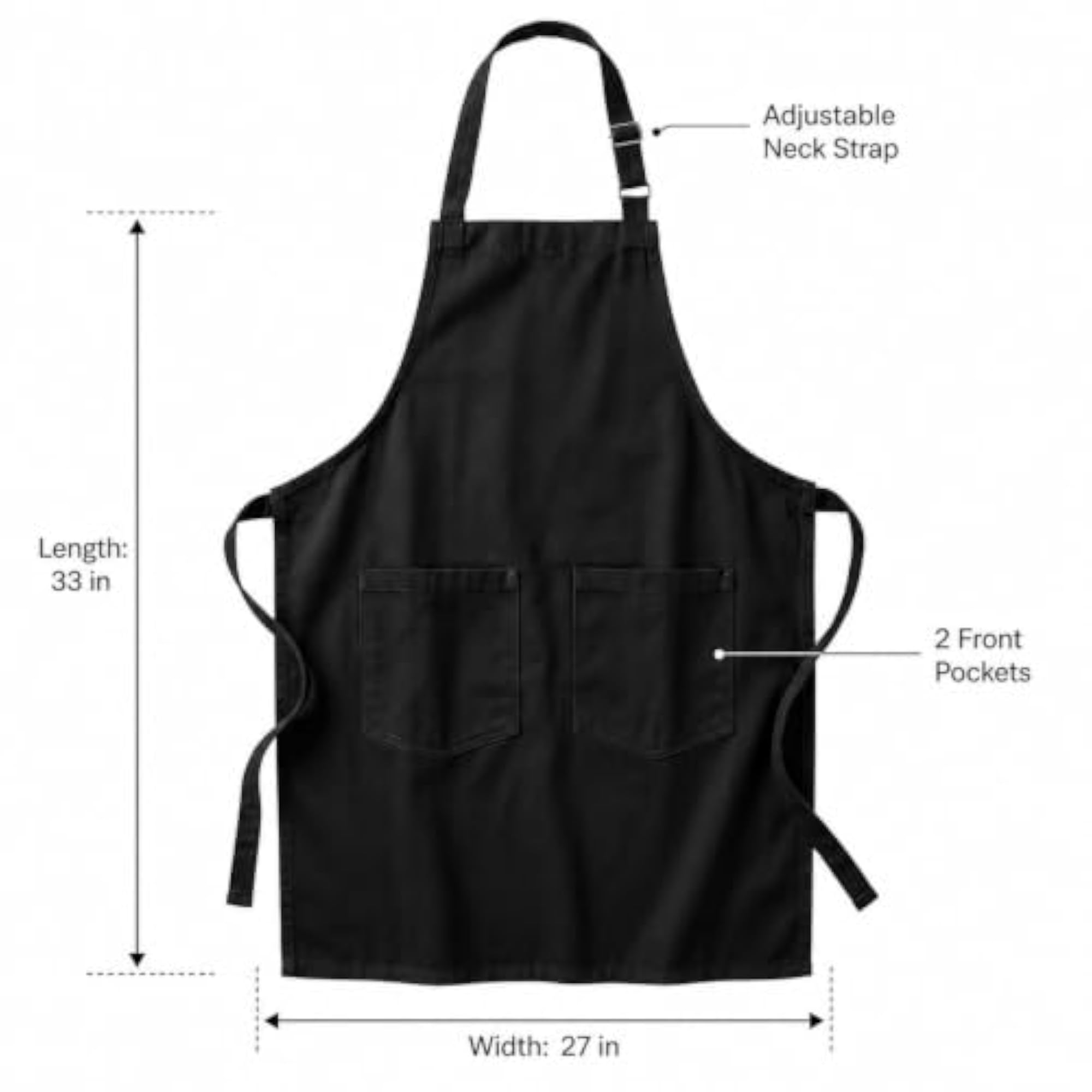 2-Pack Funny Printed Kitchen Aprons for Chefs