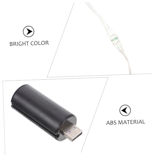 Luz de bicicleta LED recargable Veemoon con diseño único en plástico ABS 3