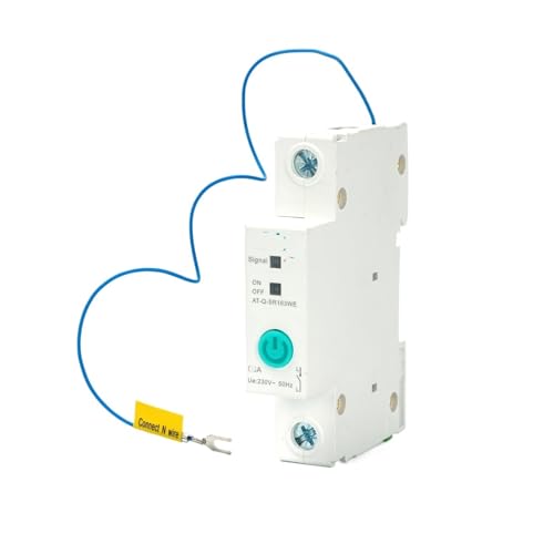 Disjoncteur 1P rail DIN interrupteur intelligent 20A pour tableau