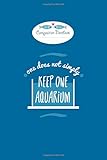  Composition Notebook: one does not simply keep one aquarium - 50 sheets, 100 pages - 6 x 9 inches