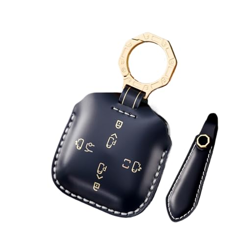 Funda de cuero para llave ZEEKR protectora contra caídas y arañazos para mando de 8 botones