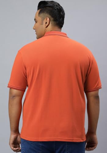 Image of Wear Your Opinion Men's Plus Size Tipped Polo Collar Neck Tshirt