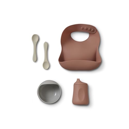Silver Cross - Mealtime Set - Kids Bowl, Beaker, Bib & 2 Spoons
