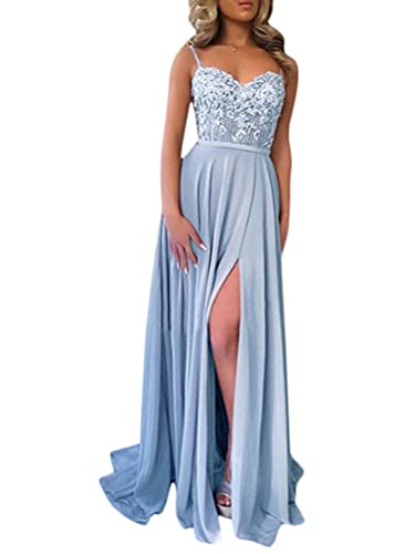 ORANDESIGNE Festliche Kleider Abschlussball Kleider Damen Lang Spitzenkleid...