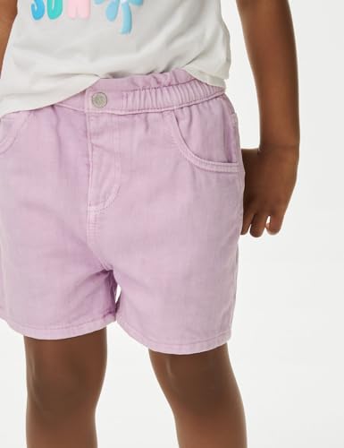 Image of Marks & Spencer Girl's Cotton Hybrid Shorts