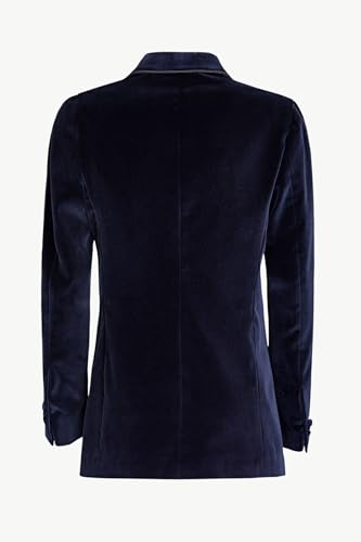 Veste de smoking pour soirée de mariage en velours col châle
