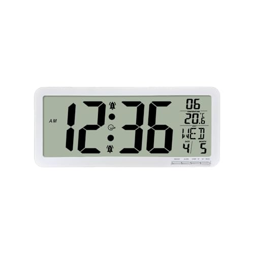 Reloj de pared digital con función de repetición que soluciona tus despertares 2