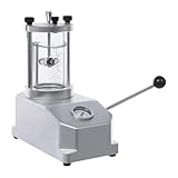 LUNUMAOS Watch Tester, Manual Air Pressure Tester, Watch Timegrapher, Water Test Machine for Mechanical Quartz and Electronic Watch with Glass Cylinder and Gauge, 0.3-6 Bar