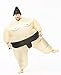 GOPRIME Sumo Wrestling Cosplay Costume, Fat Suit Inflatable dress, Blow Up Suit, One Size Fits Most Adults (Black)
