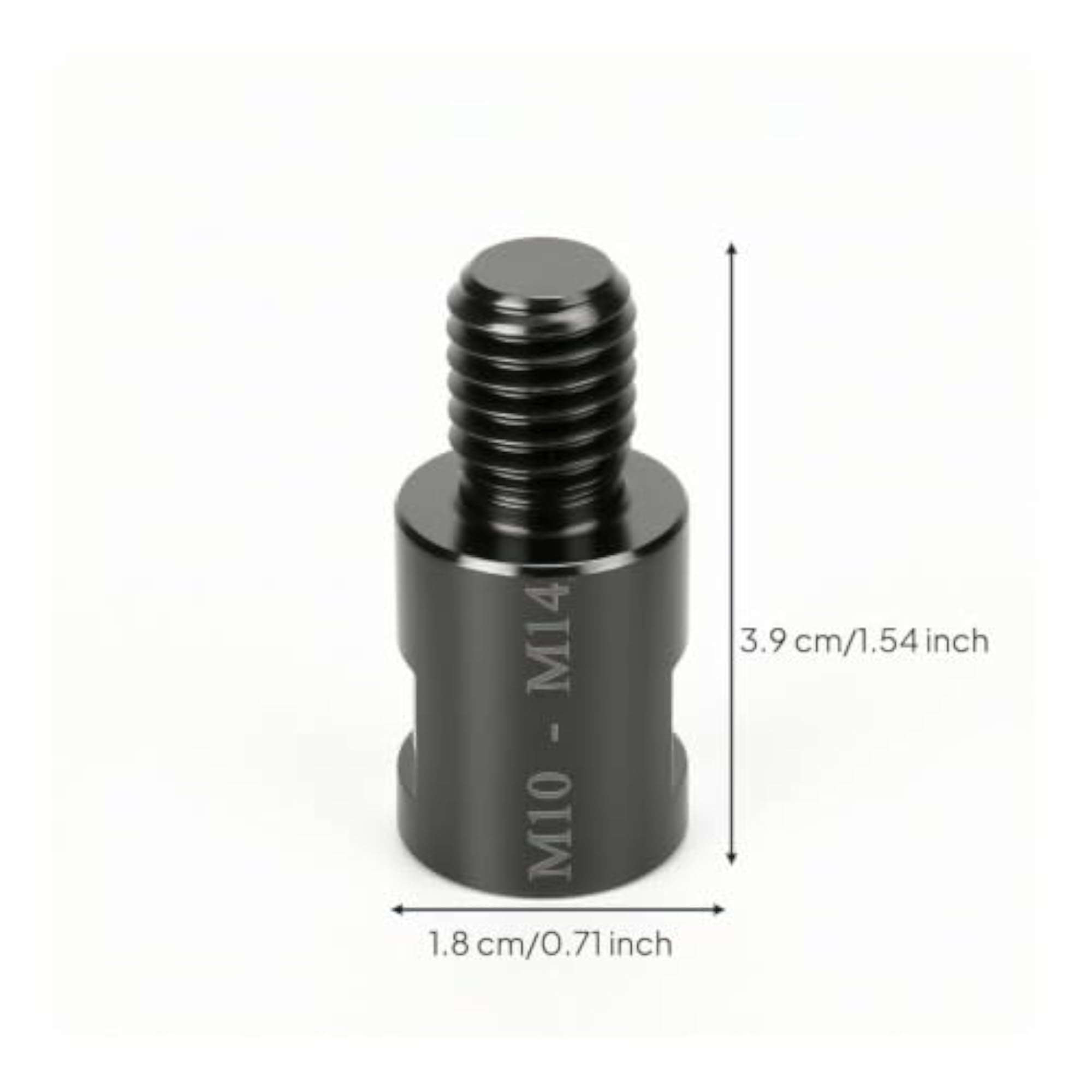 Metal Threaded Adapter with Female and Male Ends