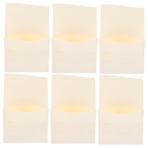 CONGARTENO 6pcs Jewelry Storage Bags Soft Cloth Pouches for Necklaces Rings Small Jewelry Durable Reusable Present Bags for Weddings Birthdays Festivals