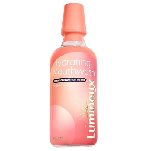 Lumineux Hydrating Mouthwash 16 Oz. - for Dry Mouth - Fluoride Fr...