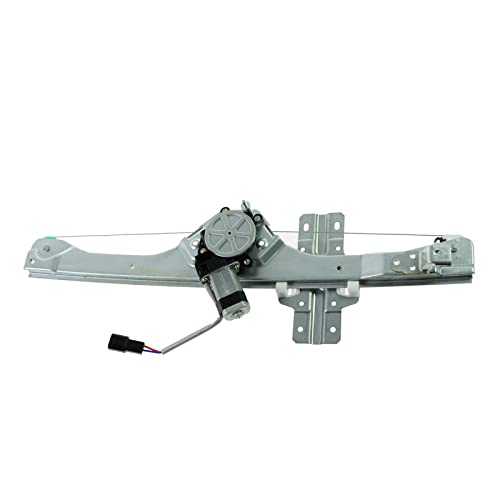 Image of TRQ Rear Left Power Window Regulator & Motor Assembly Drivers Side Compatible with 2008-2012 Buick Enclave 2009-2012 Chevrolet Traverse 2007-2012 GMC Acadia 2007-2010 Saturn Outlook