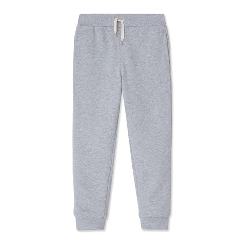 Lands' End Kids Sherpa Fleece Lined Jogger Sweatpants Heather Gray Kids X-Small