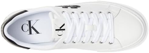 Calvin Klein Women's CALYSSE Sneaker, White/Black Review | Image 1