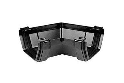 Marshall TufflexSquareline Gutter 114mm 90 Degree Angle RWSA1 (BLACK)