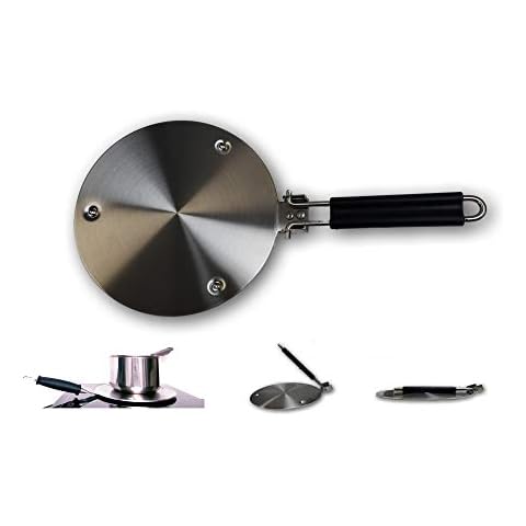 Upromax Induction Embossed Cooktop Converter Disk Stainless Steel Plate Cookware Cover