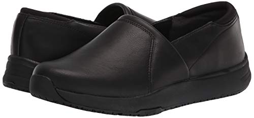 Dr. Scholl's Shoes Women's Dive In Slip-Resistant Slip On, Black Smooth, 10 Wide Us #TOP6