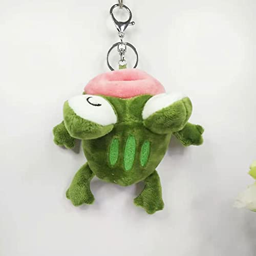 enchido chaveiro do sapo,PP Algodão Macio Brinquedo Sapo Chaveiro com Boca Grande - Decoração de sap