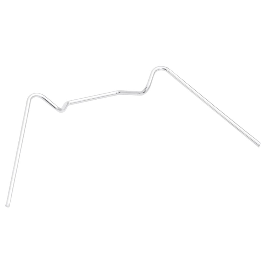Clips de invernadero 100 unidades, tipo W, acero galvanizado, 80 x 35 mm, para fijación de cristal, accesorios de repuesto para jardinería e invernadero
