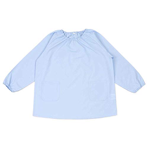 よつば洋品店オリジナル 撥水・消臭・抗菌加工 長袖無地スモック 大きいサイズ (140/サックス) 【QOYY442】ジュニア 小学校 中学校 書道用 図画工作用 割烹着の評判・口コミ|キテ よつば洋品店オリジナル 撥水・消臭・抗菌加工 長袖無地スモック 大きいサイズ (140/サックス) 【QOYY442】ジュニア 小学校 中学校 書道用 図画工作用 割烹着の評判・口コミ|キテ