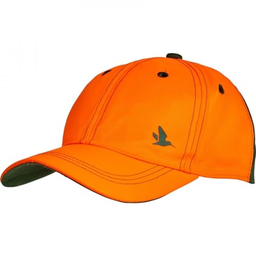 Seeland Venture Cap | Pine Green/Hi-Vis orange, One Size