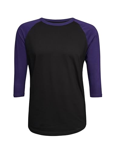 ILTEX Raglan Camiseta de Beisbol con Manga 3/4 Athletic Unisex (Más de 30 Colores)