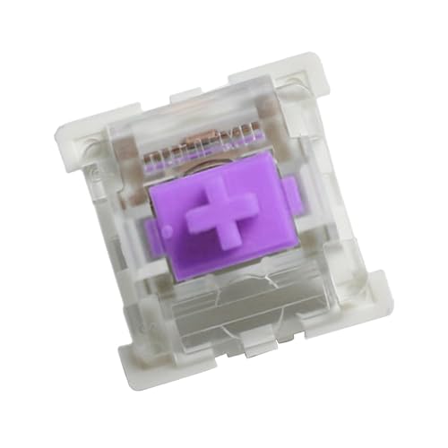 YIUPEDRFG Mechanical Keyboard Switches Shaft Spare Parts Smooth and Efficient, Purple Switches, 1Set