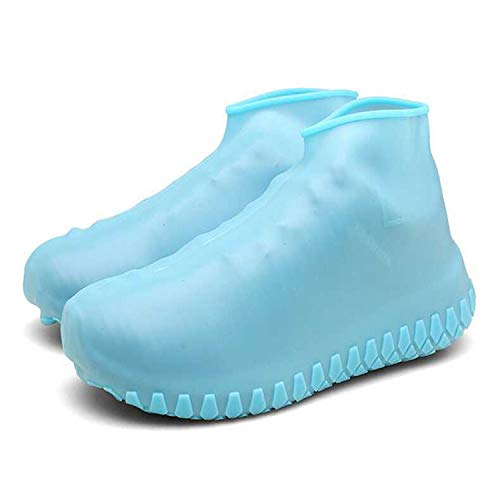 LESOVI Shoe Covers Silicone Waterproof - Men/Women Covers for Shoes - Waterproof Shoe Covers - Home/Carpet/Reusable/Outdoor/Walking/Boot -Reusable Non Slip Grip -Durable