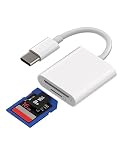 USB C SD Card Reader(2in1)Micro SD TF Camera Memory Adapter Type-C Compact Flash Drive 3.0 Macbook Thunderbolt4 Dongle Compatible for Samsung Galaxy LG Google Apple iPhone15 Pro Max Plus iPad Air Mini