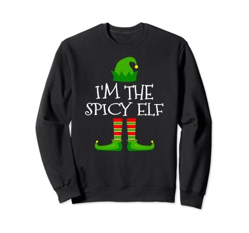 I'm the Spicy Elf Family Pijama de Navidad a juego Sudadera
