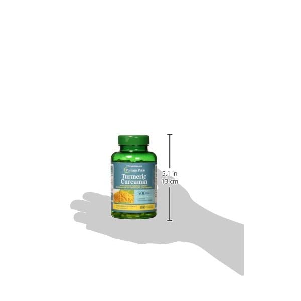 Puritans-Pride-Turmeric-Curcumin-500-mg-180-Capsules Puritan's Pride Turmeric Curcumin 500 mg-180 Capsules