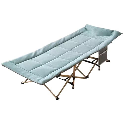Lit pliant pour adulte en soie glacée avec appui-tête confortable