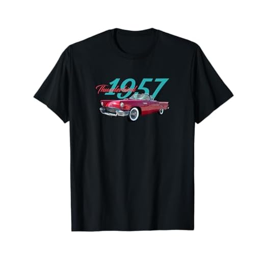 VINTAGE 1956 THUNDERBIRD, CLASSIC AMERICAN SPORTS CAR, 1950s T-Shirt