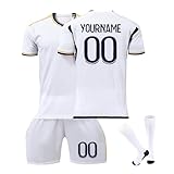 Idea para regalos relacionados con el fútbol: el kit de fútbol personalizable es un regalo ideal para los amigos y familiares de los niños. Es una idea de regalo súper original y divertida para los aficionados al fútbol.