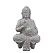 Home Buddhas Statue Solar Power Flickering LED Garden Light Meditations Buddhas Figures Spiritual Room Decorations Solar Buddhas Statue