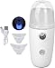 Imagen de MOOWI Humidificador de Escritorio Mini vaporizadores faciales de atomización Nano portátiles for aliviar la Fatiga Ocular fáciles de Limpiar for el hogar y la Oficina Azul