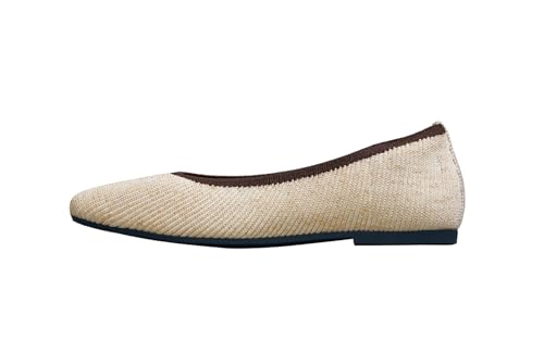 Image of Neeman's Metallic Square Flats for Women | Ballerinas & Slip On Casual Shoes| Comfortable & Flexiable