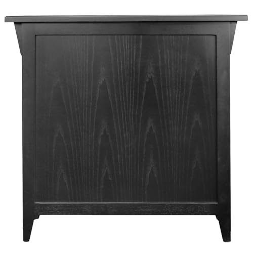Image of Leick Home Mission Console Cabinet, 30 inch, Slate Black