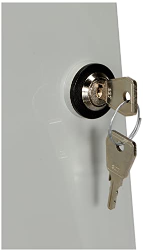 ELEKTRO-PLAST Schaltschrank mit Schloss UNI-1 Verteilerschrank 400x300x160 mm Industriegehäuse Leergehäuse Schaltkasten 43.1 IP65 5719, Grau